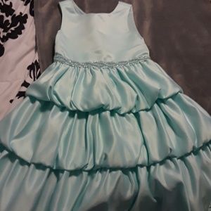 Mint Flowergirl dress